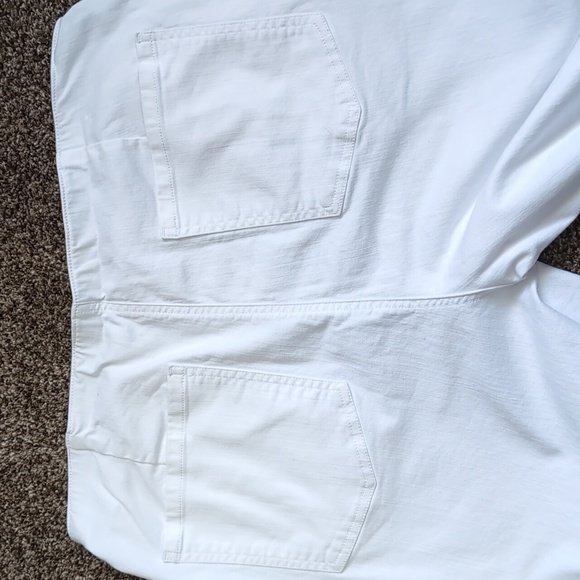 Eileen Fisher Organic Cotton Stretchy Jeans High Rise Tapered size Large - Picture 8 of 9